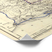 アーカンソー州、ルイジアナ州、ミシシッピ州 ポスター (角)