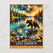 アーカンソー州，大内湖 |ヴィンテージ絵画ー ポストカード (正面)