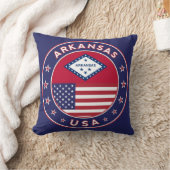 アーカンソー州，米国州 クッション (ブランケット)