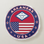 アーカンソー州,米国州 ラウンドクッション (裏面)