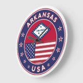 アーカンソー州,米国州 ラージ壁時計 (傾斜)