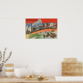 アーカンソー州（風景シーン） – 大文字 ポスター (キッチン)