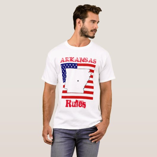 アーカンソー州 Tシャツ (正面フル)