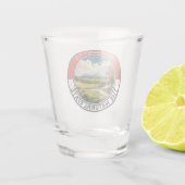 アーカンソー旅行アートバッジ ショットグラス (裏面)