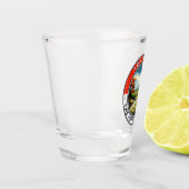 アーカンソー旅行アートバッジ ショットグラス (左)