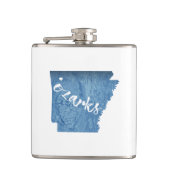 アーカンソー木目オザーク フラスク (正面)