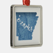 アーカンソー木目オザーク メタルオーナメント (右)