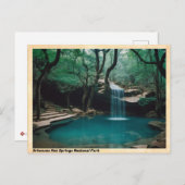 アーカンソー熱春ナショナルパークヴィンテージトラベル ポストカード (正面/裏面)