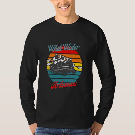アーカンソー白水白水漂流カヌー Tシャツ (正面)