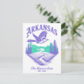 アーカンソー自然州Est.1836旅行 ポストカード (スタンド正面)