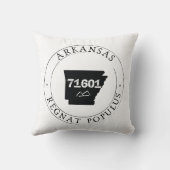 アーカンソー郵便番号枕 クッション (裏面)