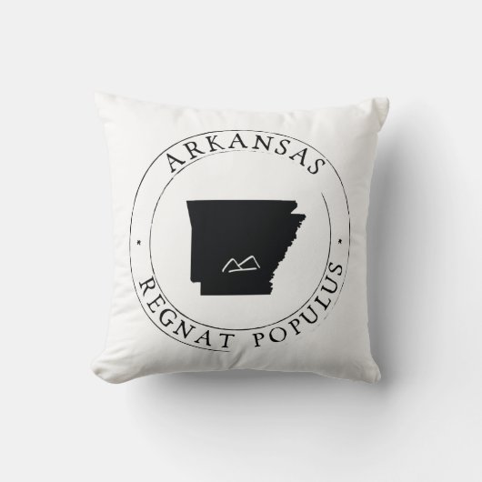 アーカンソー郵便番号枕 クッション (正面)