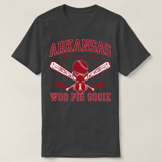 アーカンソー野球 Tシャツ (デザイン正面)