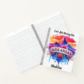 アーカンソー鮮やかスの風景の探索 ノートブック (内部)