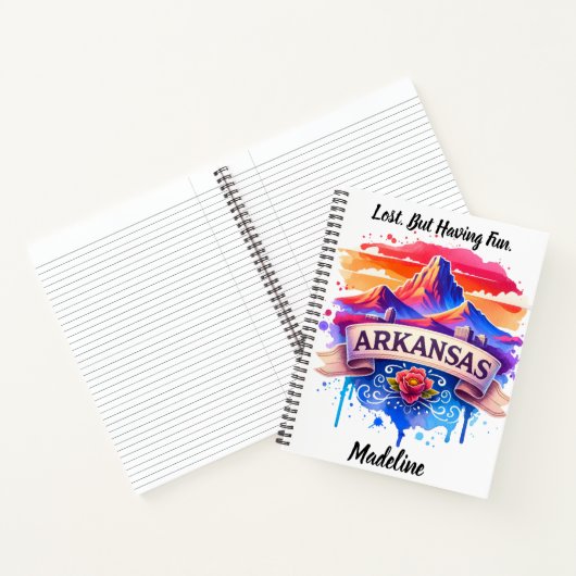 アーカンソー鮮やかスの風景の探索 ノートブック (内部)