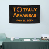 アーカンソー2024年太陽の皆既食 横断幕 (トレードショー)