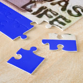 "アーカンソー4生命"の州の地図のプライドのデザイン ジグソーパズル (側面)