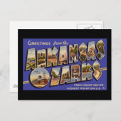 アーカンソー・オザーク氏からの挨拶 ポストカード (正面/裏面)