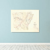 アーカンソー キャンバスプリント (インサイチュ (ウッドフロア))