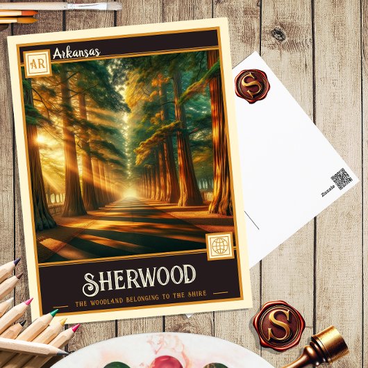 アーカンソー・シャーウッド |ヴィンテージはがき ポストカード