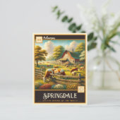 アーカンソー・スプリングデール |ヴィンテージはがき ポストカード (スタンド正面)