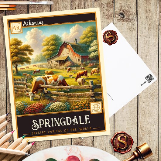 アーカンソー・スプリングデール |ヴィンテージはがき ポストカード