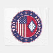 アーカンソー フリースブランケット (正面(横))