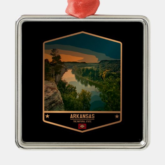 アーカンソー メタルオーナメント (正面)
