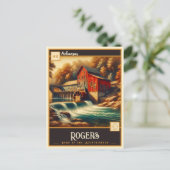 アーカンソー・ロジャース |ヴィンテージはがき ポストカード (スタンド正面)