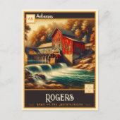 アーカンソー・ロジャース |ヴィンテージはがき ポストカード (正面)