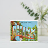 アーカンソー・ヴィンテージ旅行からの挨拶 ポストカード (スタンド正面)