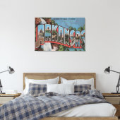 アーカンソー（滝のシーン） – ラージレターシーン キャンバスプリント (インサイチュ (寝室))