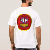 アーカンソー(AR)アパレル Tシャツ (裏面)
