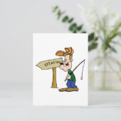 アーカンソーARフィッシャーマンヴィンテージ旅行土産 ポストカード (スタンド正面)