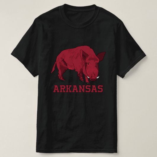 アーカンソーRazorback Tシャツ (デザイン正面)