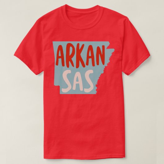 アーカンソーTシャツ州 Tシャツ (デザイン正面)