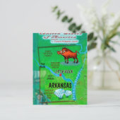 アーカンソーUSAカード ポストカード (スタンド正面)