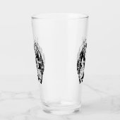 アーカーズシルエットデザイン狩り鹿 タンブラーグラス (右)