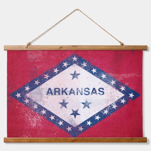 アーカ動揺してンソー州旗 吊り下げ型タペストリー (正面)