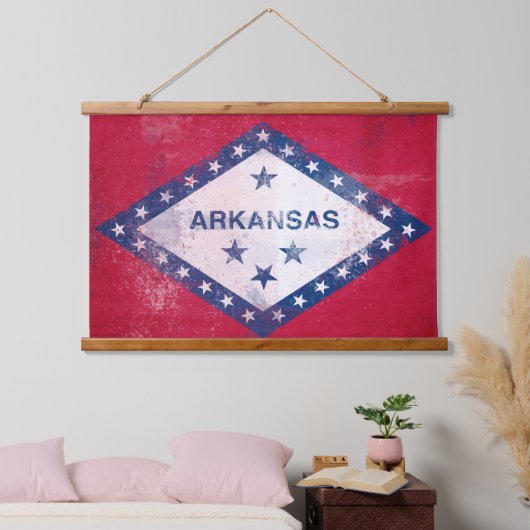 アーカ動揺してンソー州旗 吊り下げ型タペストリー (寝室)