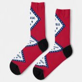 アーカ地球に優しンソー州旗を持つメンズクルーソックス ソックス (左)