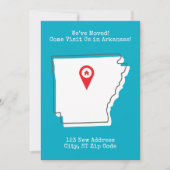 アーカ来ス州での引っ越しました訪問のお知らせ シーズンカード (正面)