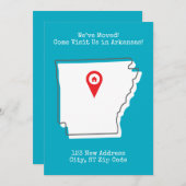 アーカ来ス州での引っ越しました訪問のお知らせ シーズンカード (正面/裏面)
