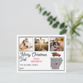 アーカ素朴ンソーのメリークリスマス写真の休日 シーズンポストカード (スタンド正面)