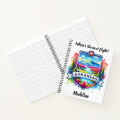 アーカ鮮やかンソーの秋の山並み ノートブック (内部)