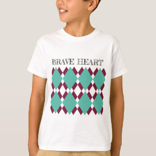 アーガイルグラフィックボーイズTシャツ Tシャツ
