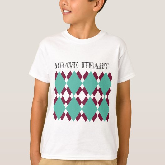 アーガイルグラフィックボーイズTシャツ Tシャツ (正面)