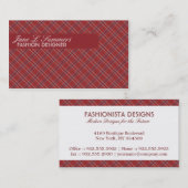 アーガイルデザイン 名刺 (正面/裏面)