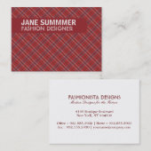 アーガイルデザイン 名刺 (正面/裏面)