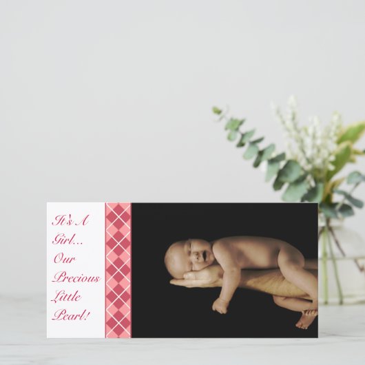 アーガイル女の子だ…私たちの大切小さな真珠 案内状 (スタンド正面)